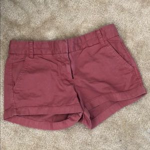 Nantucket Red J Crew 3” Chino Shorts